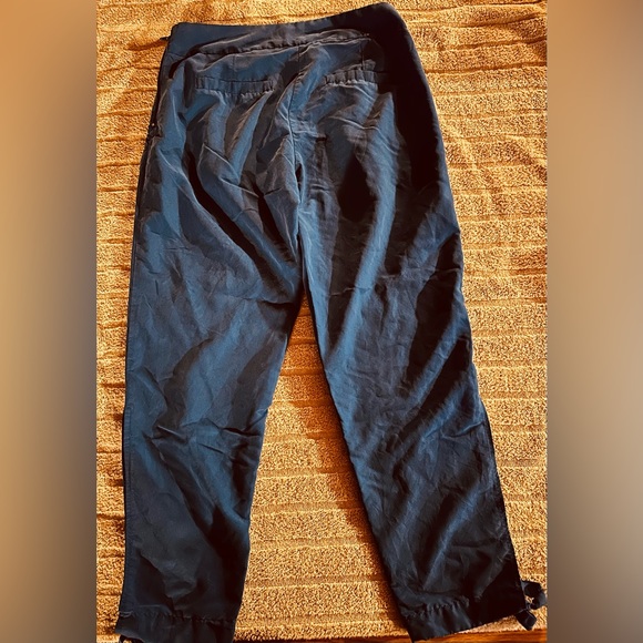 Blue Guess soft tieup ankle pants - Picture 2 of 3